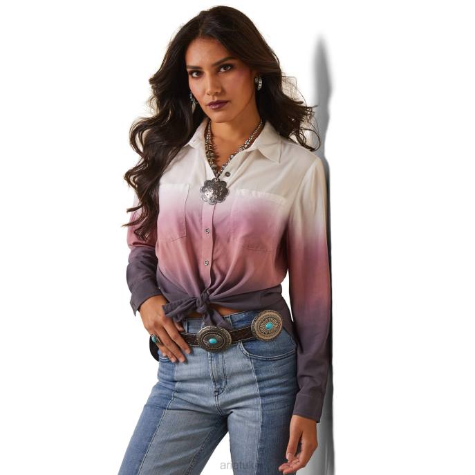 Ariat Fade Top Women D0X62758 Multi Print Tops