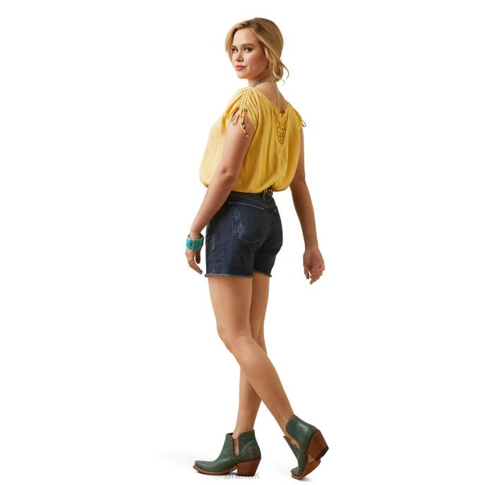 Ariat Sweet Spring Top Women D0X62947 Rattan Tops