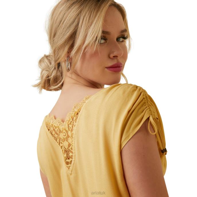 Ariat Sweet Spring Top Women D0X62947 Rattan Tops