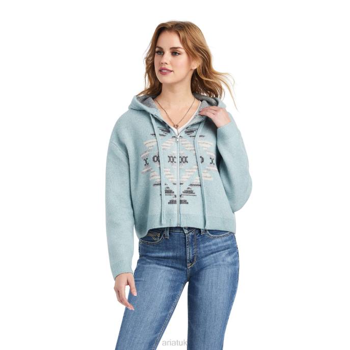 Ariat Agave Garden Sweater Women D0X63339 Arctic Tops