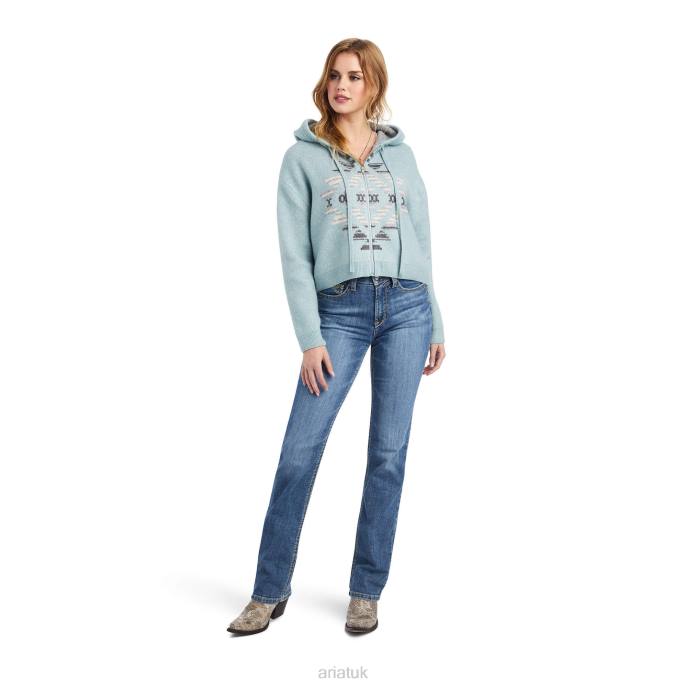 Ariat Agave Garden Sweater Women D0X63339 Arctic Tops