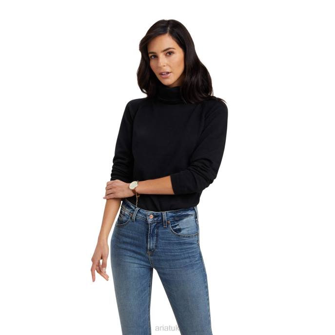 Ariat Lexi Sweater Women D0X63327 Black Tops
