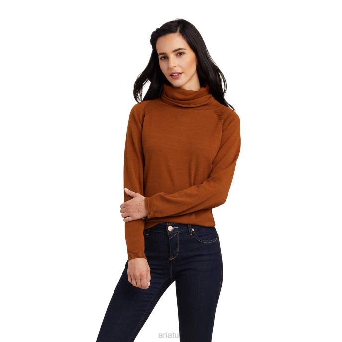 Ariat Lexi Sweater Women D0X63356 Chestnut Tops