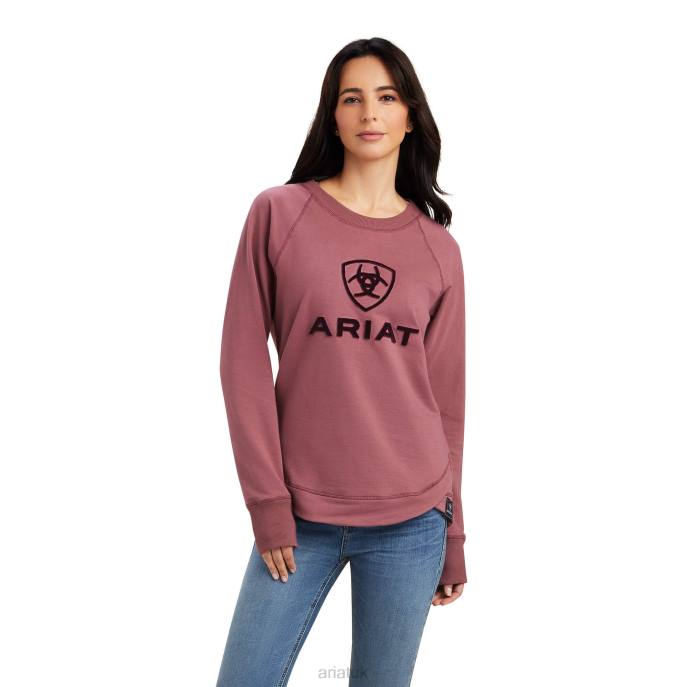 Ariat Benicia Sweatshirt Women D0X63323 Wild Ginger Tops