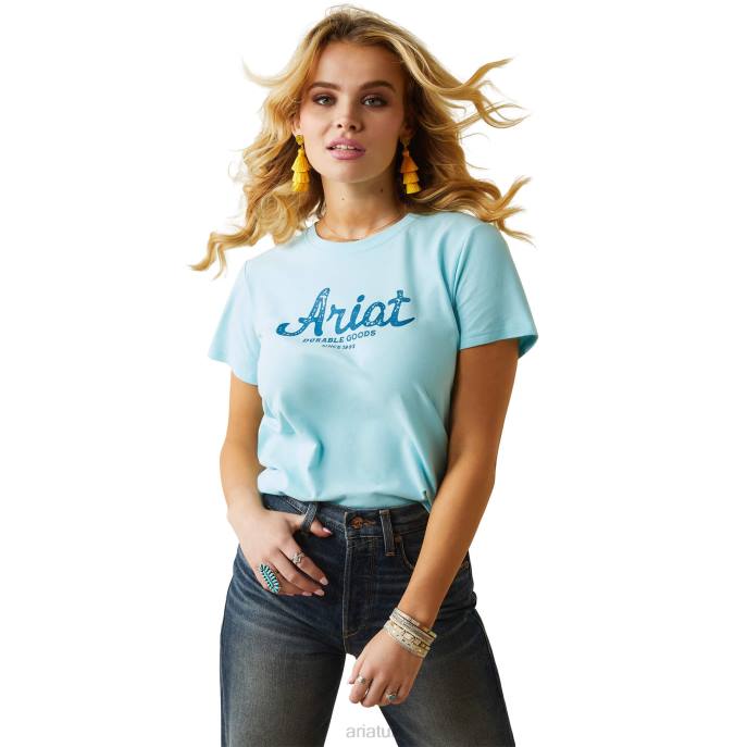 Ariat Real Durable Goods Tee Women D0X62970 Gulf Stream Tops