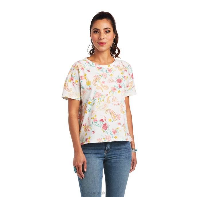 Ariat Rose Garden Tee Women D0X63182 Multi Print Tops