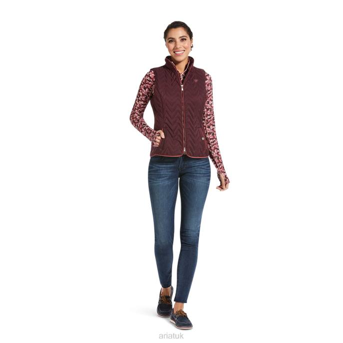 Ariat Ashley Insulated Vest Women D0X63595 Wine Tasting Tops