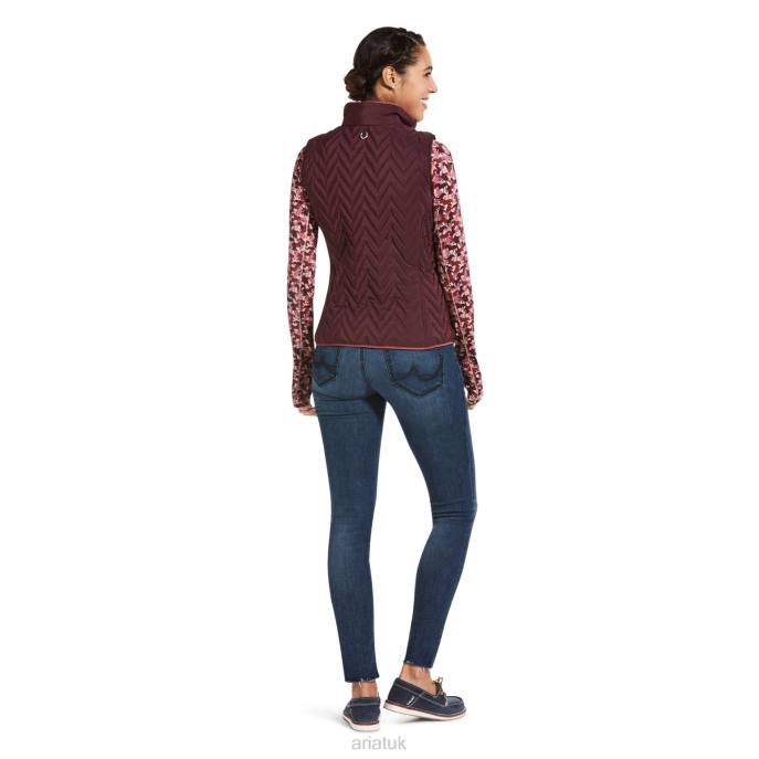 Ariat Ashley Insulated Vest Women D0X63595 Wine Tasting Tops